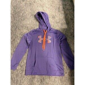 Under armour fleece hoodie size S purple top